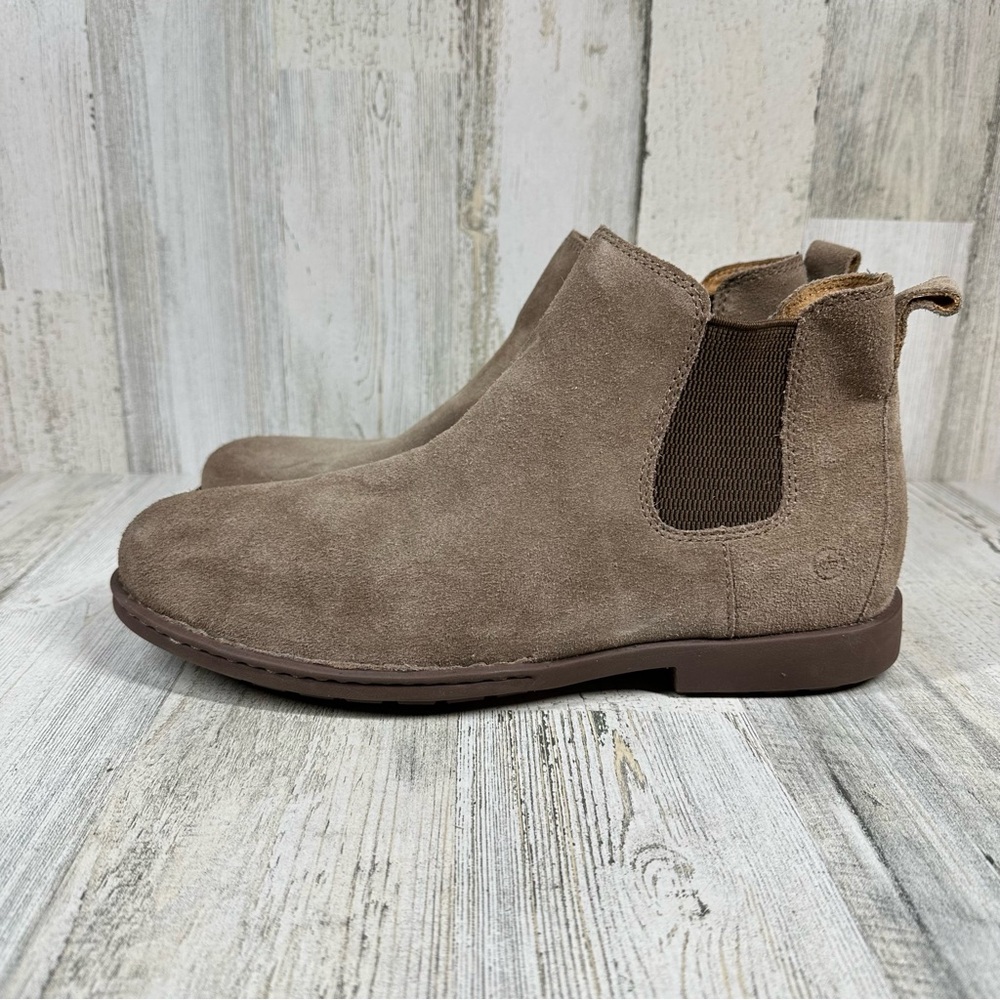 Men's Tan Suede Chelsea Boots